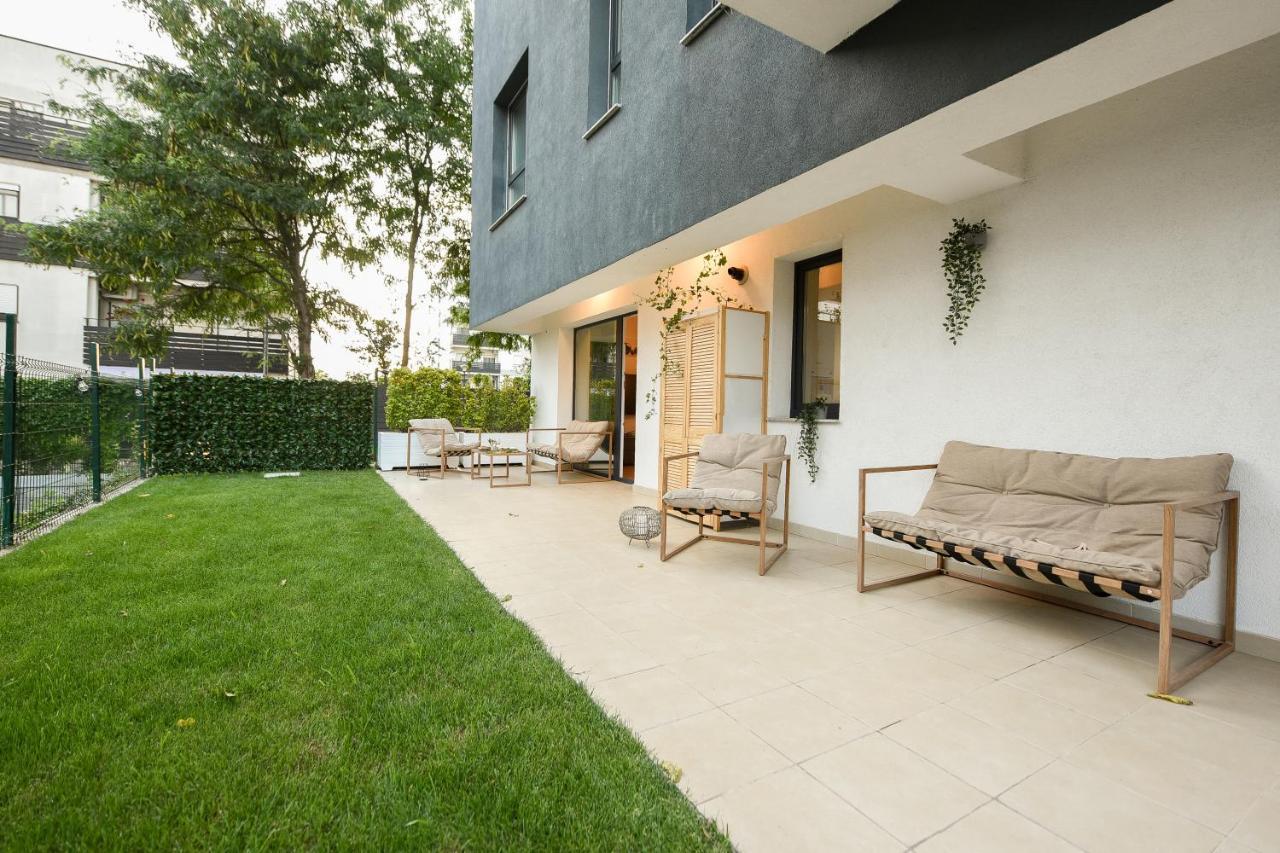 Vacation Feel - 2Br Apartment With Terrace & Private Parking In Baneasa Bucureşti Exterior foto